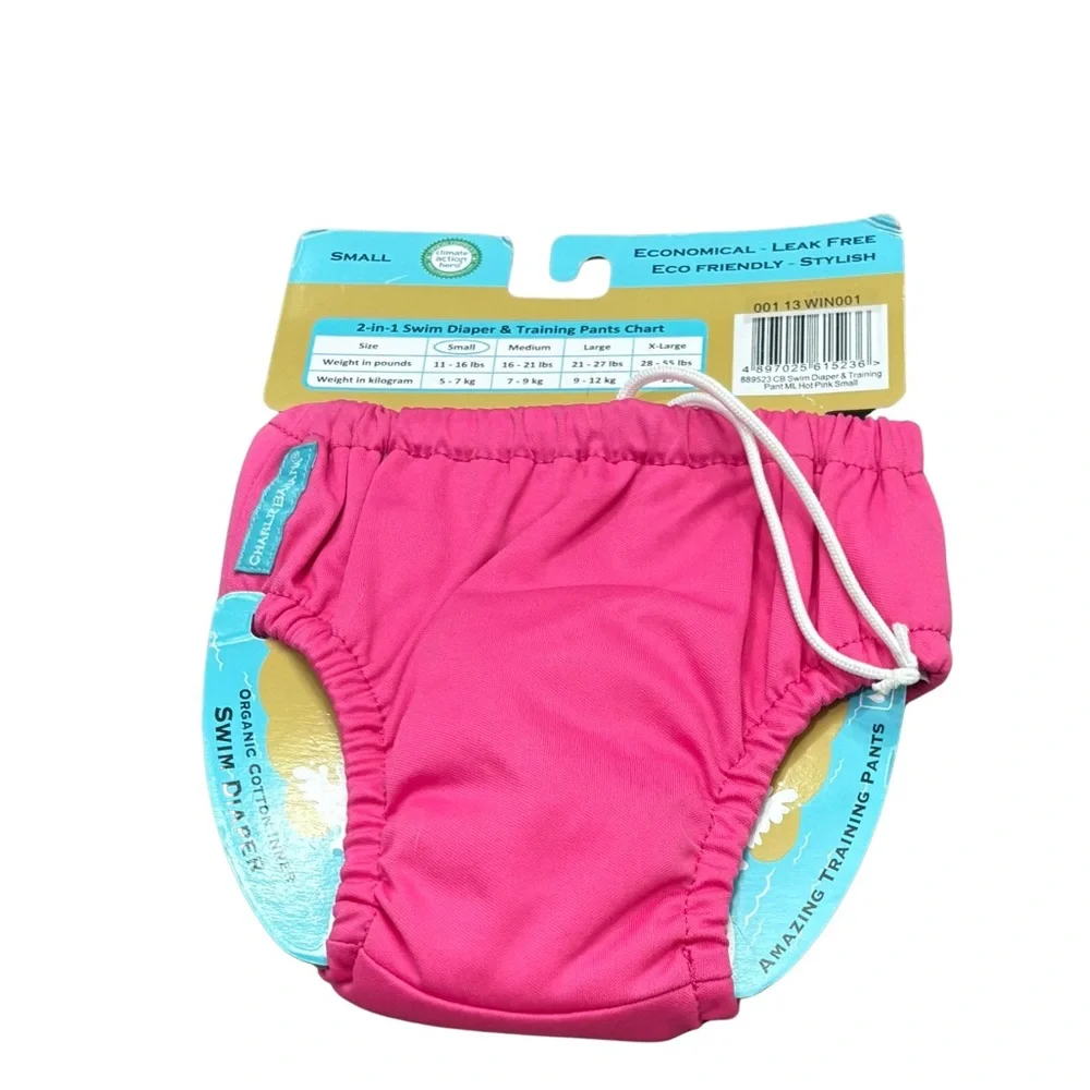 Charlie Banana Heart Design Pink Diaper